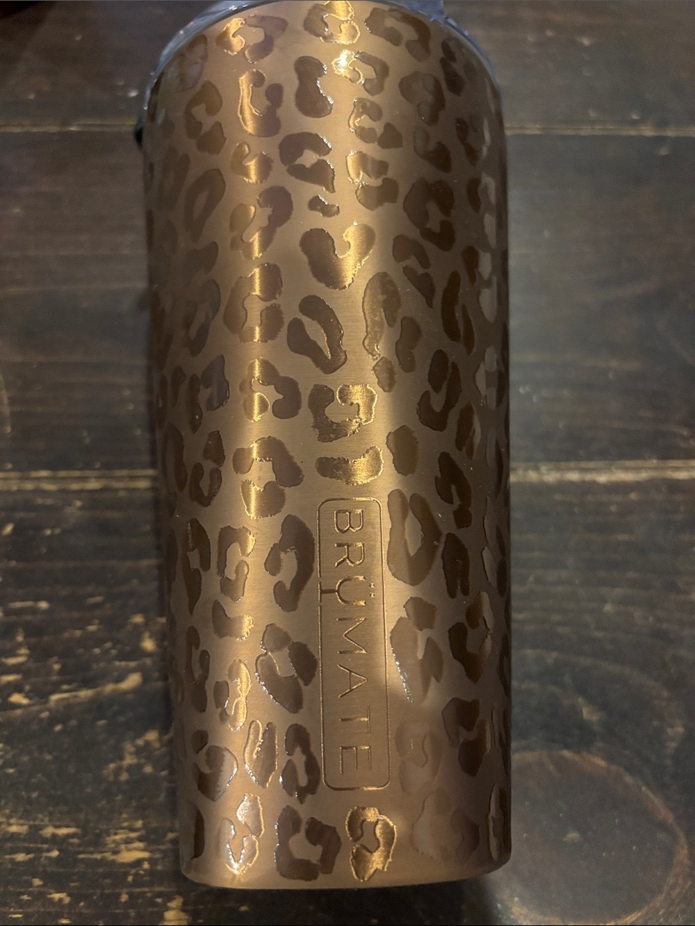 BRUMATE Metallic Leopard Insulated Tumbler - Bronze Brown 22oz